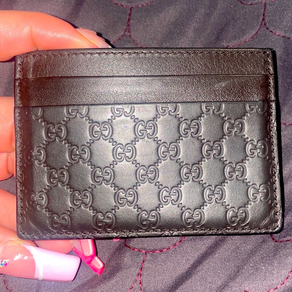 Unisex Gucci card holder